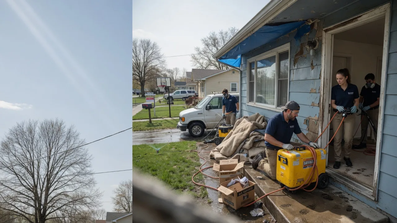 Basement Flood Cleanup in Milan, KS near me
